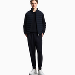 Jogger in jersey con logo ricamato 8N1PT0 1JHSZ 0920 EMPORIO ARMANI Blue 