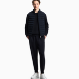 Jogger in jersey con logo ricamato 8N1PT0 1JHSZ 0920 EMPORIO ARMANI Blue 