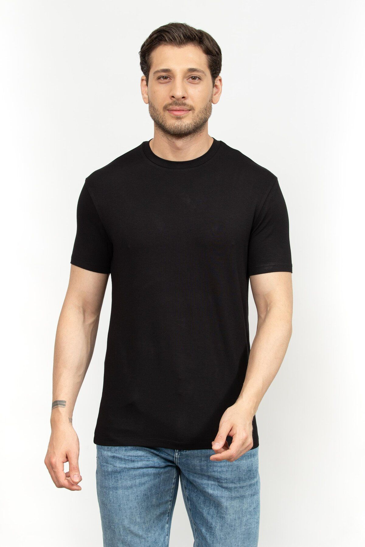T-Shirt manica corta 8N1TF0 1JCDZ 0999 EMPORIO ARMANI Black 