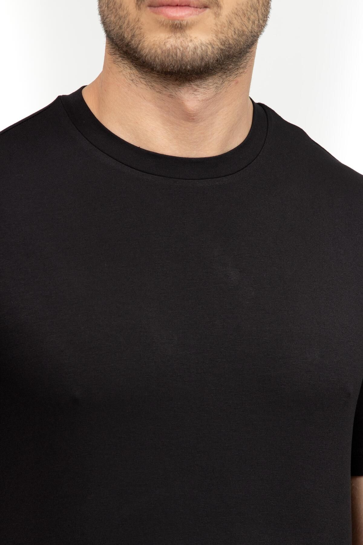 T-Shirt manica corta 8N1TF0 1JCDZ 0999 EMPORIO ARMANI Black 