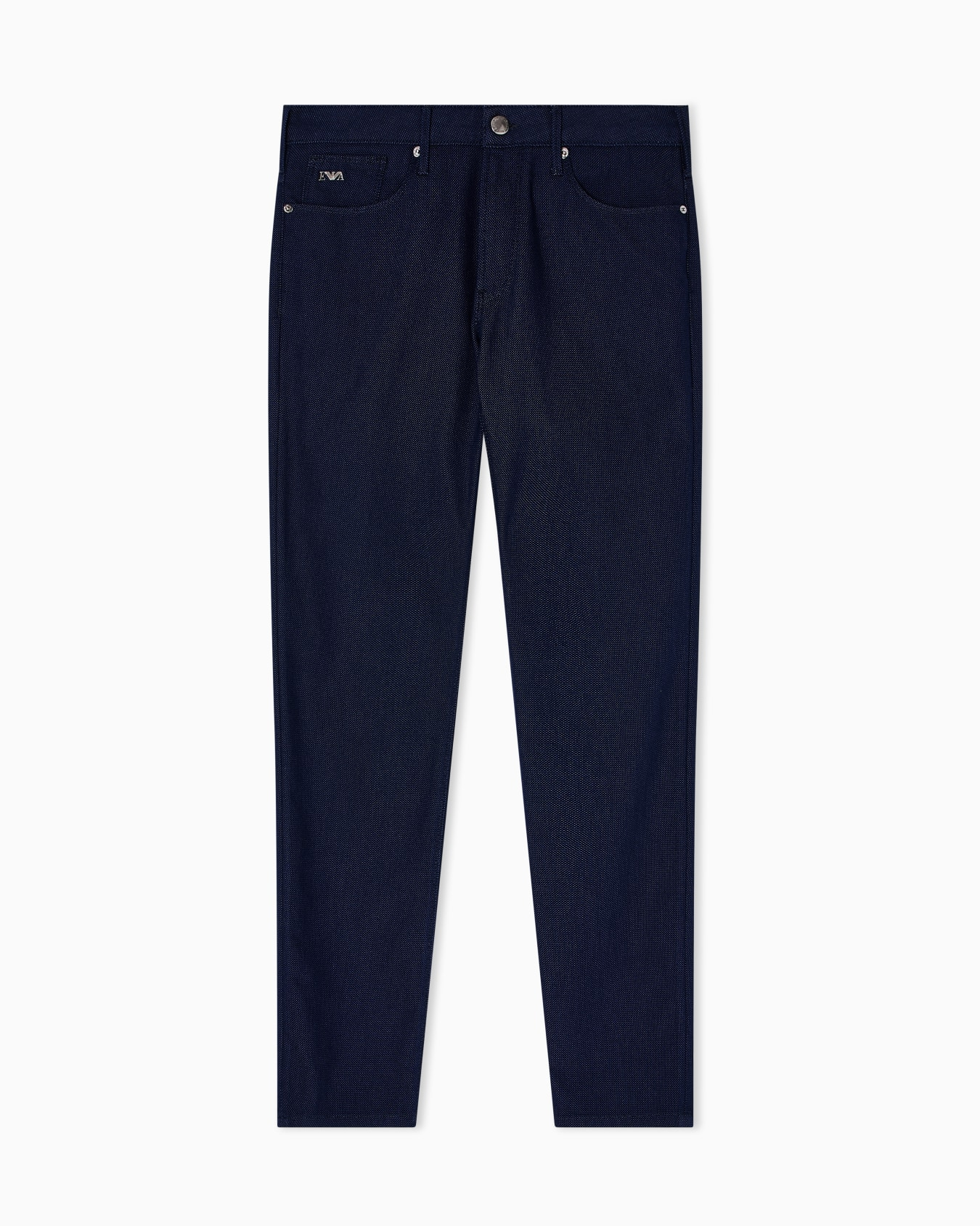 Pantalone in cotone con micro pois EM000121 AF14124 FB021 EMPORIO ARMANI Blue 