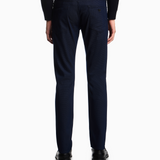 Pantalone in cotone con micro pois EM000121 AF14124 FB021 EMPORIO ARMANI Blue 