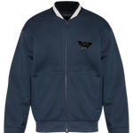 Felpa con zip EM002877 AF17545 UB118 EMPORIO ARMANI Blue 