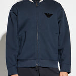 Felpa con zip EM002877 AF17545 UB118 EMPORIO ARMANI Blue 