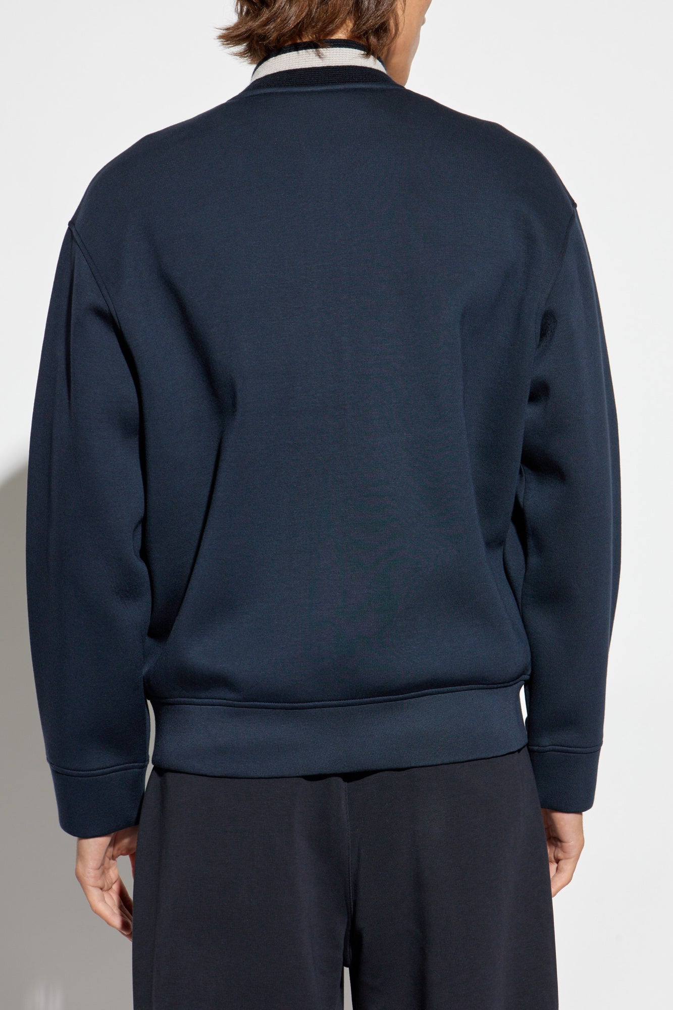 Felpa con zip EM002877 AF17545 UB118 EMPORIO ARMANI Blue 