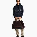 Felpa con cappuccio EM002882 AF18339 MB367 EMPORIO ARMANI Blue 