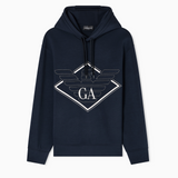 Felpa con cappuccio EM002882 AF18339 MB367 EMPORIO ARMANI Blue 