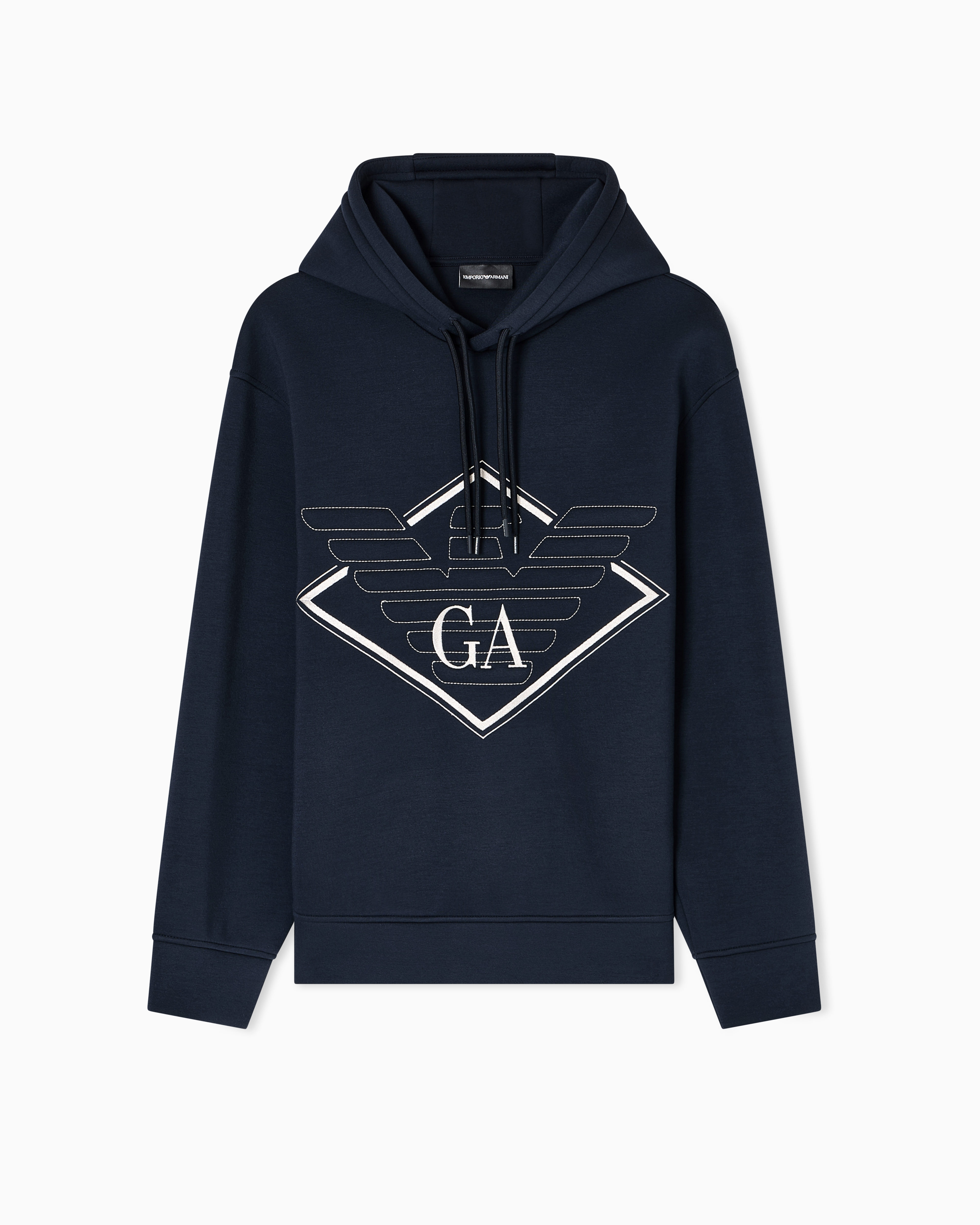Felpa con cappuccio EM002882 AF18339 MB367 EMPORIO ARMANI Blue 