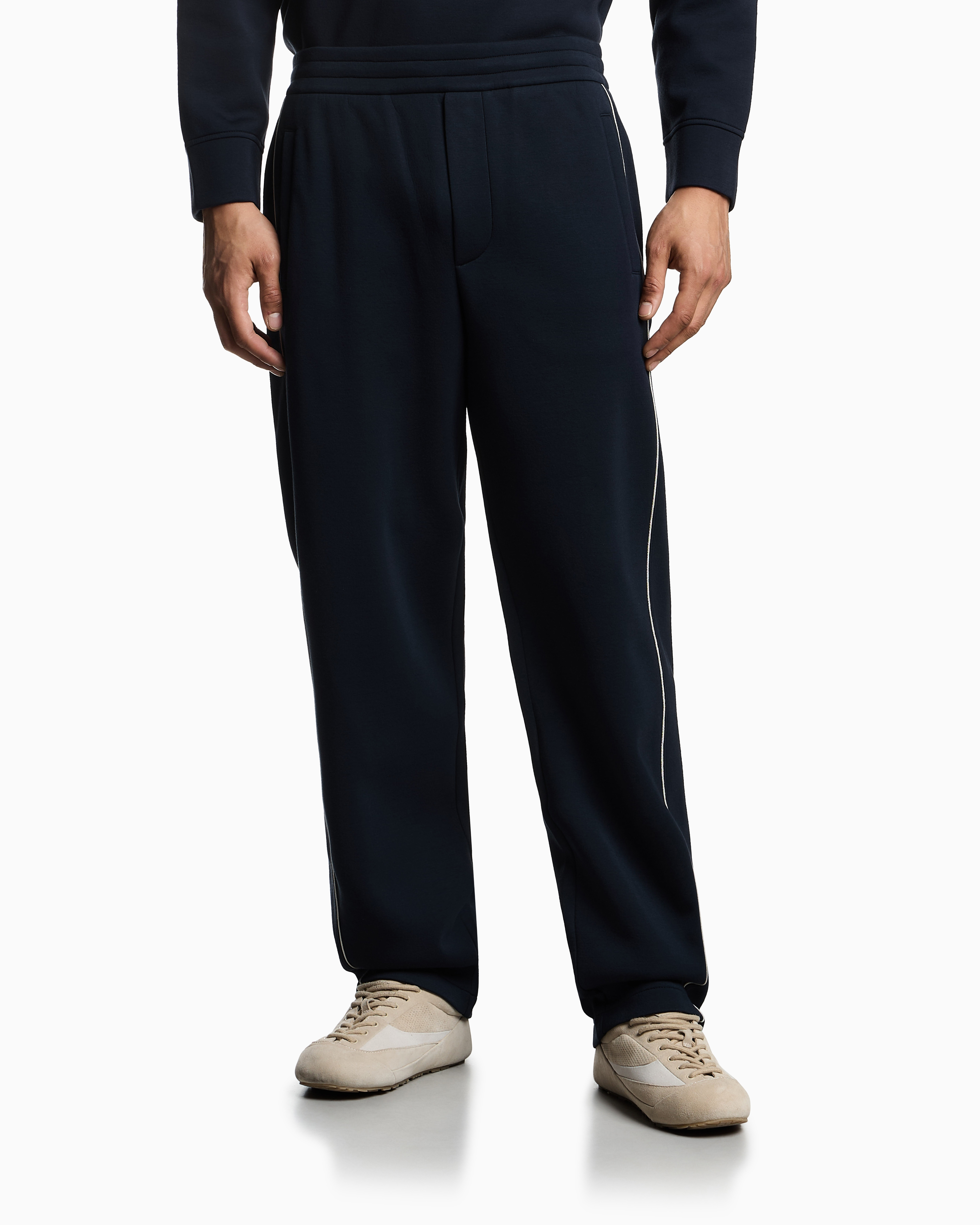 Pantalone in jersey EM002886 AF17545 UB118 EMPORIO ARMANI Blue 