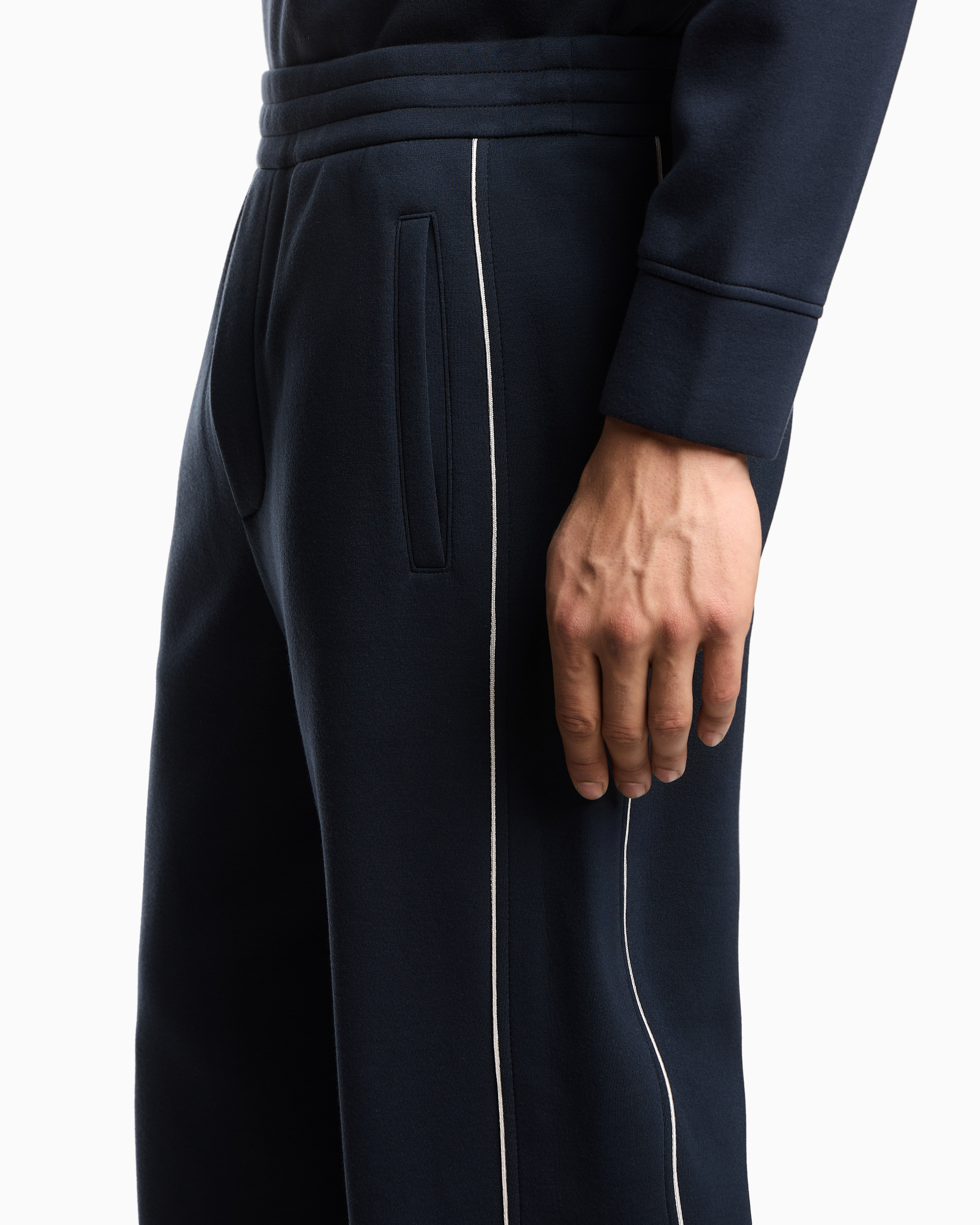Pantalone in jersey EM002886 AF17545 UB118 EMPORIO ARMANI Blue 