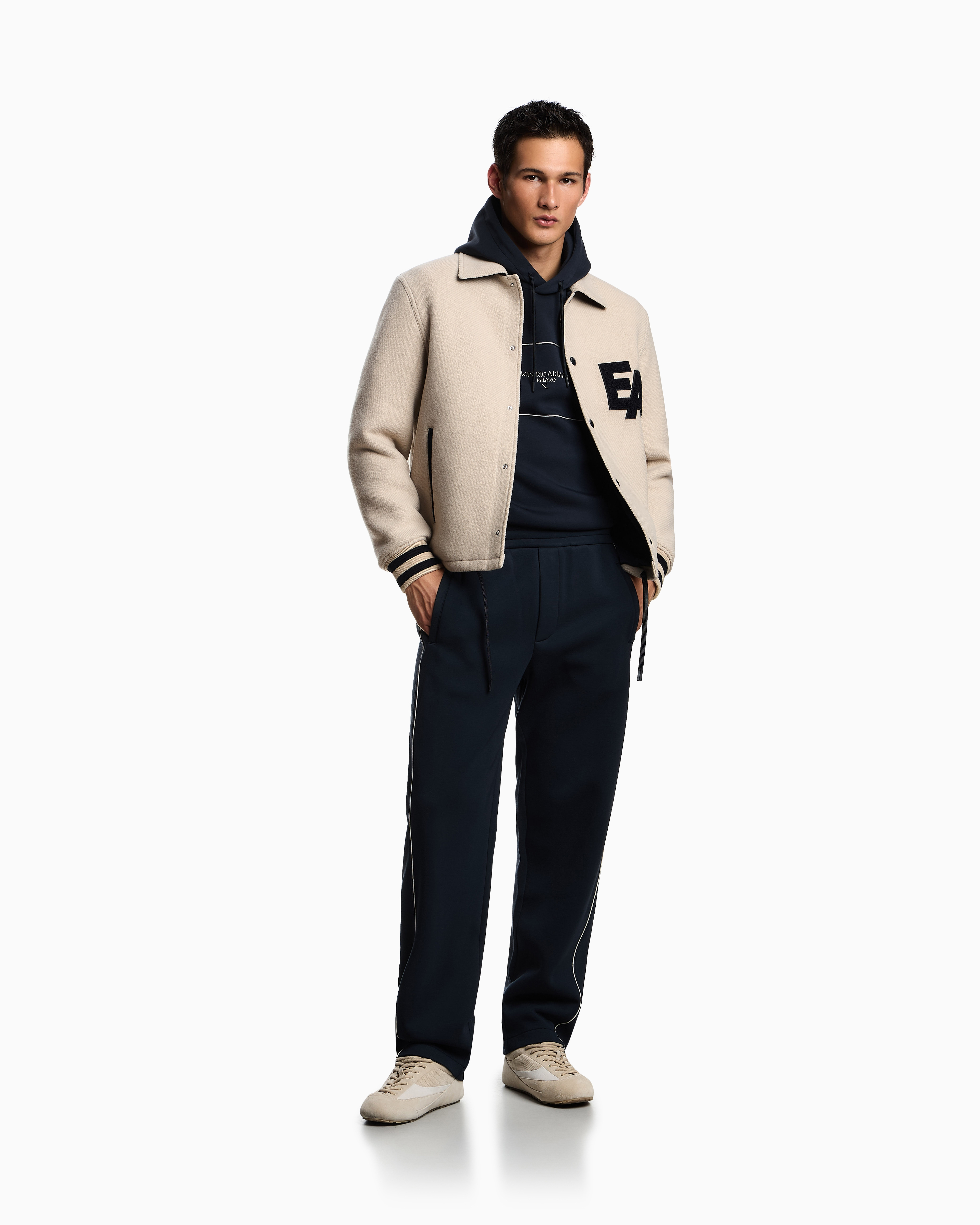 Pantalone in jersey EM002886 AF17545 UB118 EMPORIO ARMANI Blue 