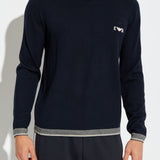 Maglia girocollo EM003387 AF14697 UB118 EMPORIO ARMANI Blue 