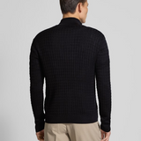 Cardigan con zip in lana merinos EM003503 AF14113 UB109 EMPORIO ARMANI Blue 