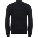 Cardigan con zip in lana merinos EM003503 AF14113 UC001 EMPORIO ARMANI Black 