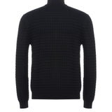 Cardigan con zip in lana merinos EM003503 AF14113 UC001 EMPORIO ARMANI Black 
