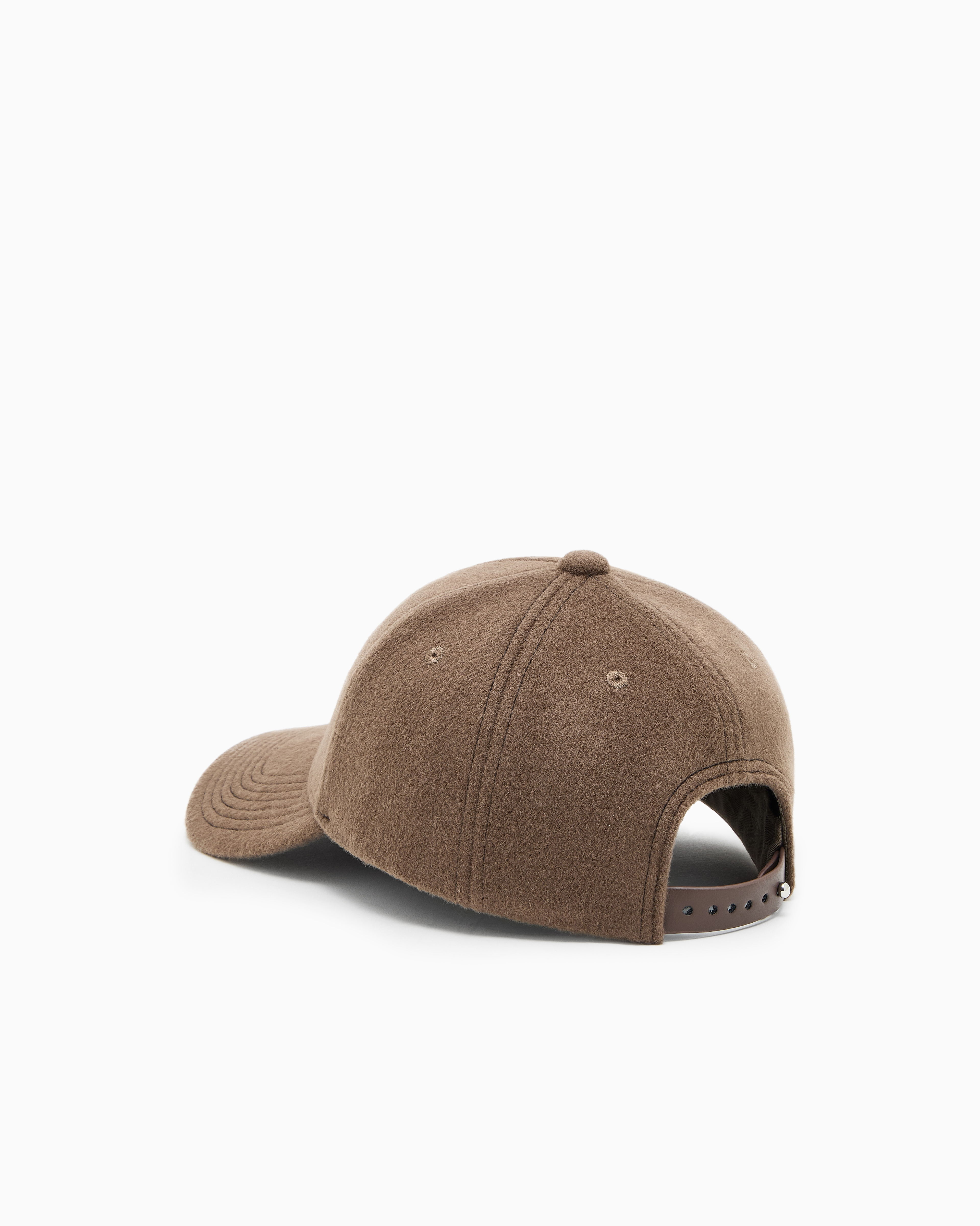 Cappello in panno di lana EM003769 AF15726 U6189 EMPORIO ARMANI Beige 