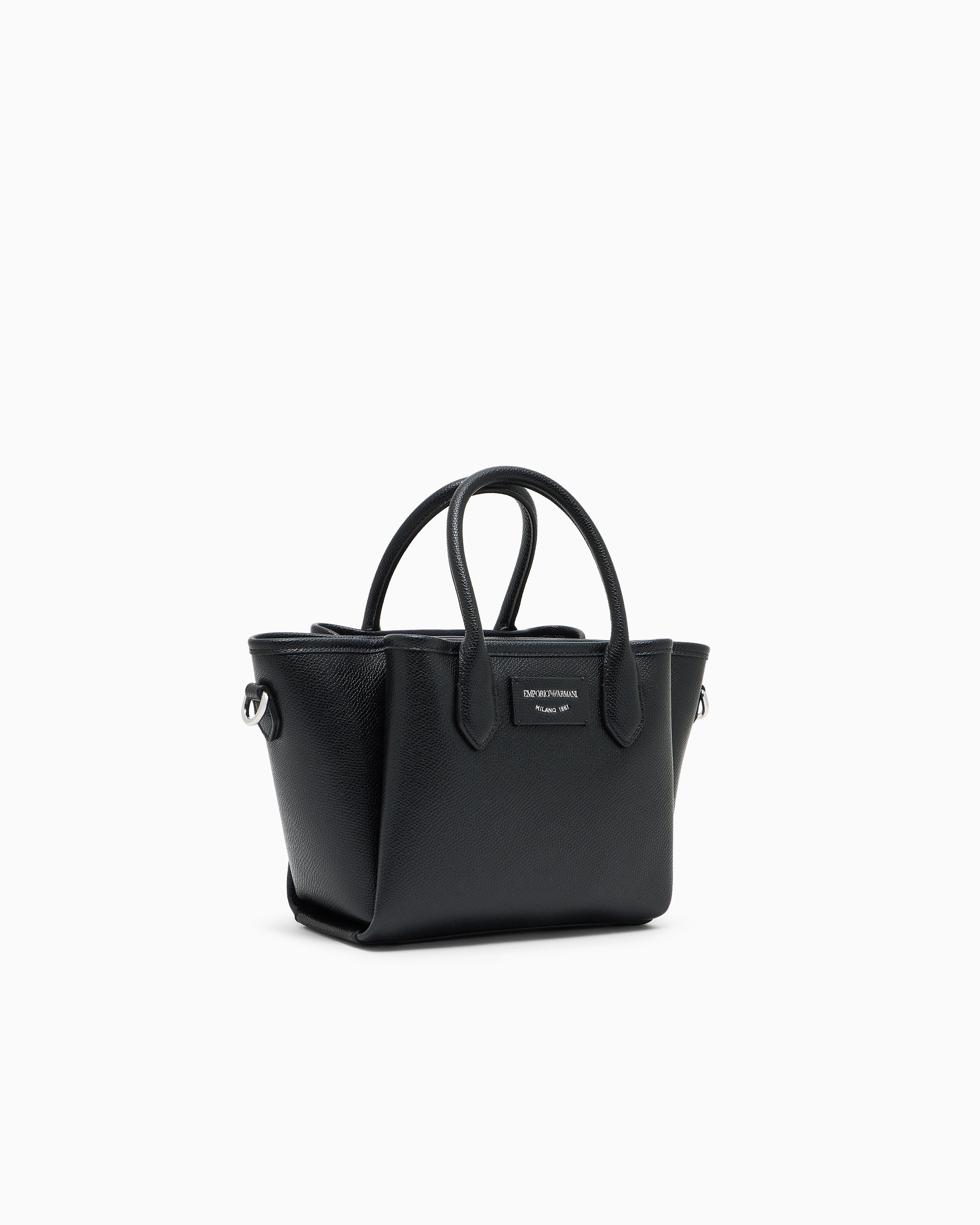 Borsa in ecopelle EW002328 AF17799 MC149 EMPORIO ARMANI Nero/taupe 