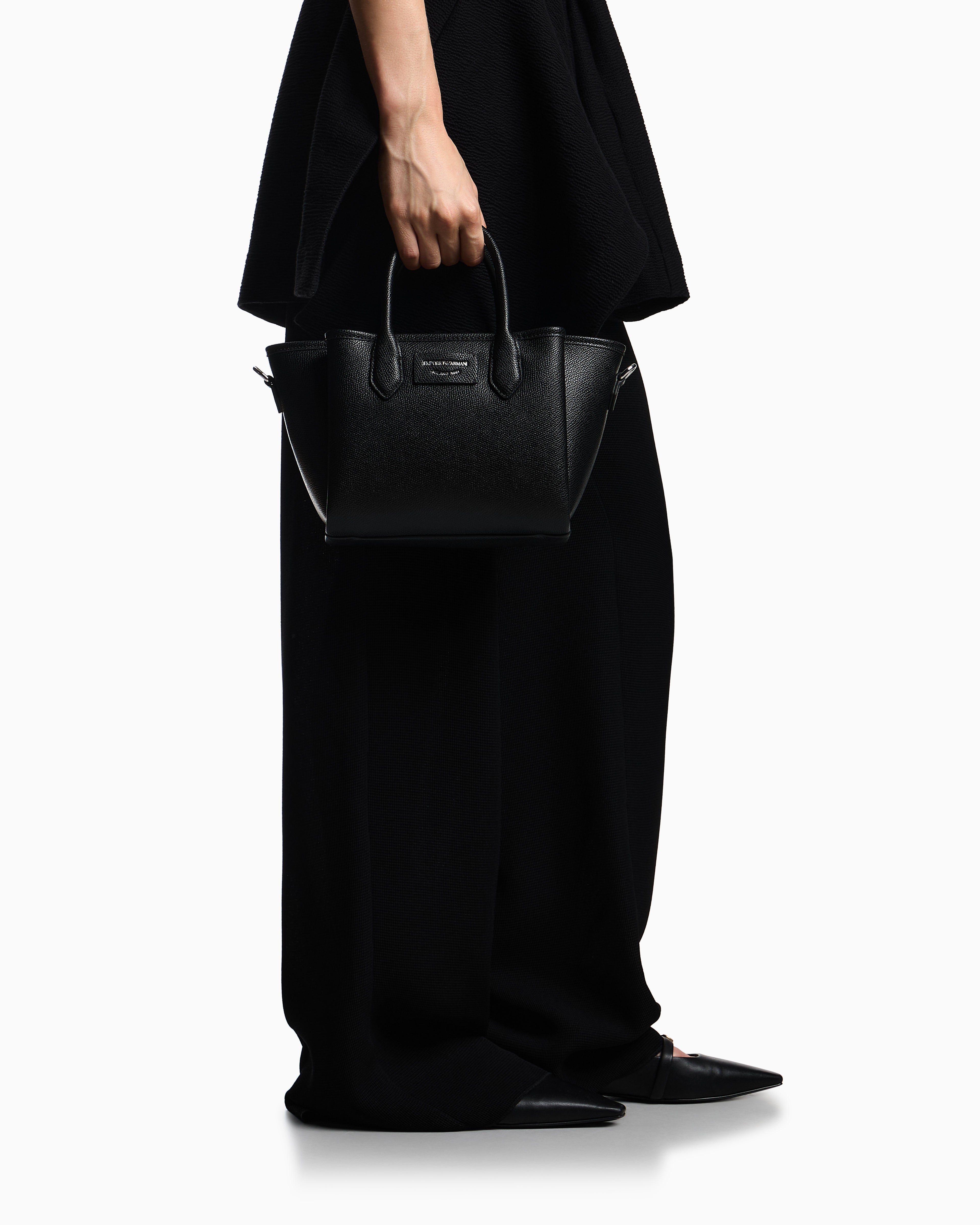 Borsa in ecopelle EW002328 AF17799 MC149 EMPORIO ARMANI Nero/taupe 