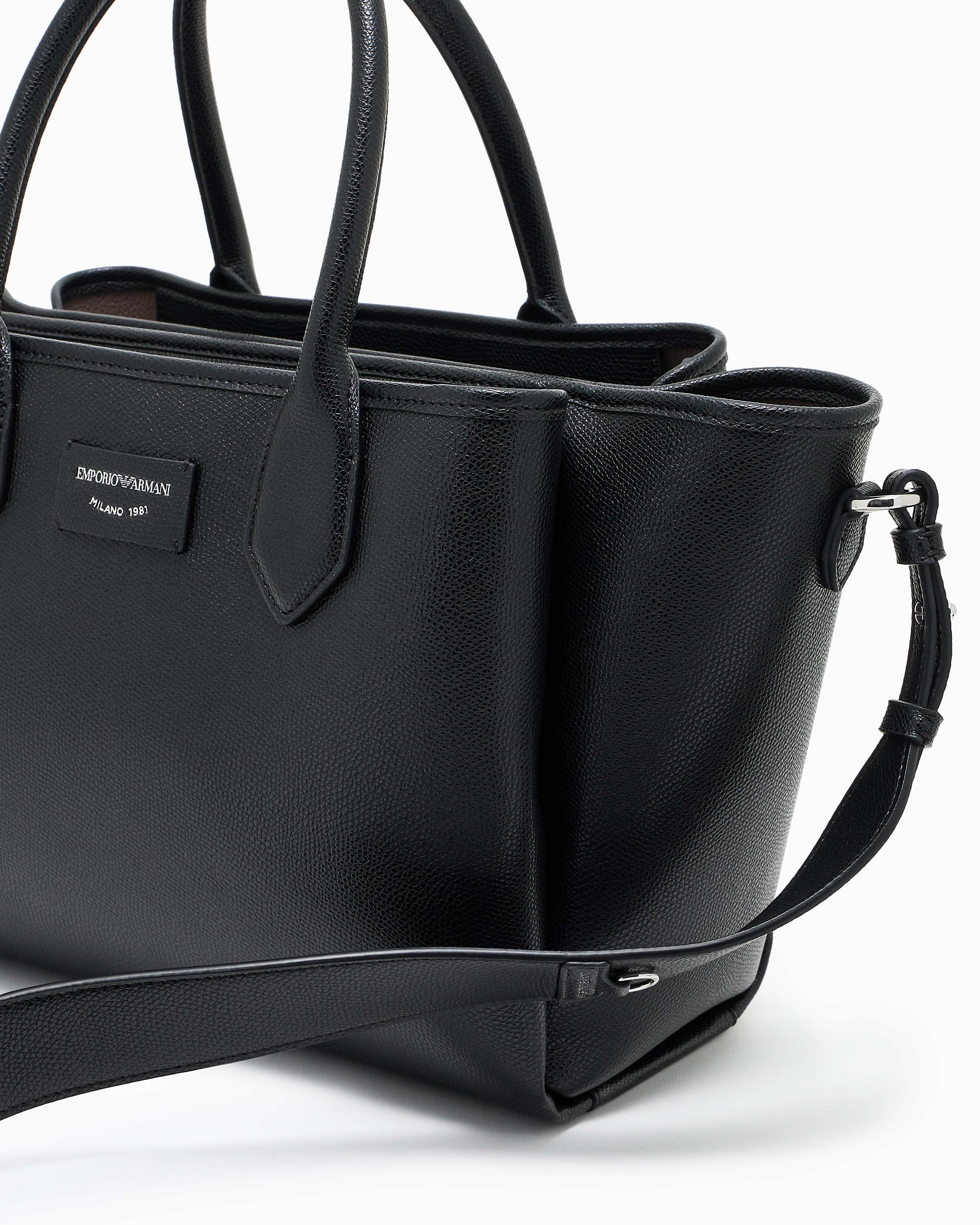 Borsa in ecopelle EW002329 AF17799 MC149 EMPORIO ARMANI Nero/taupe 