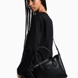 Borsa in ecopelle EW002329 AF17799 MC149 EMPORIO ARMANI Nero/taupe 