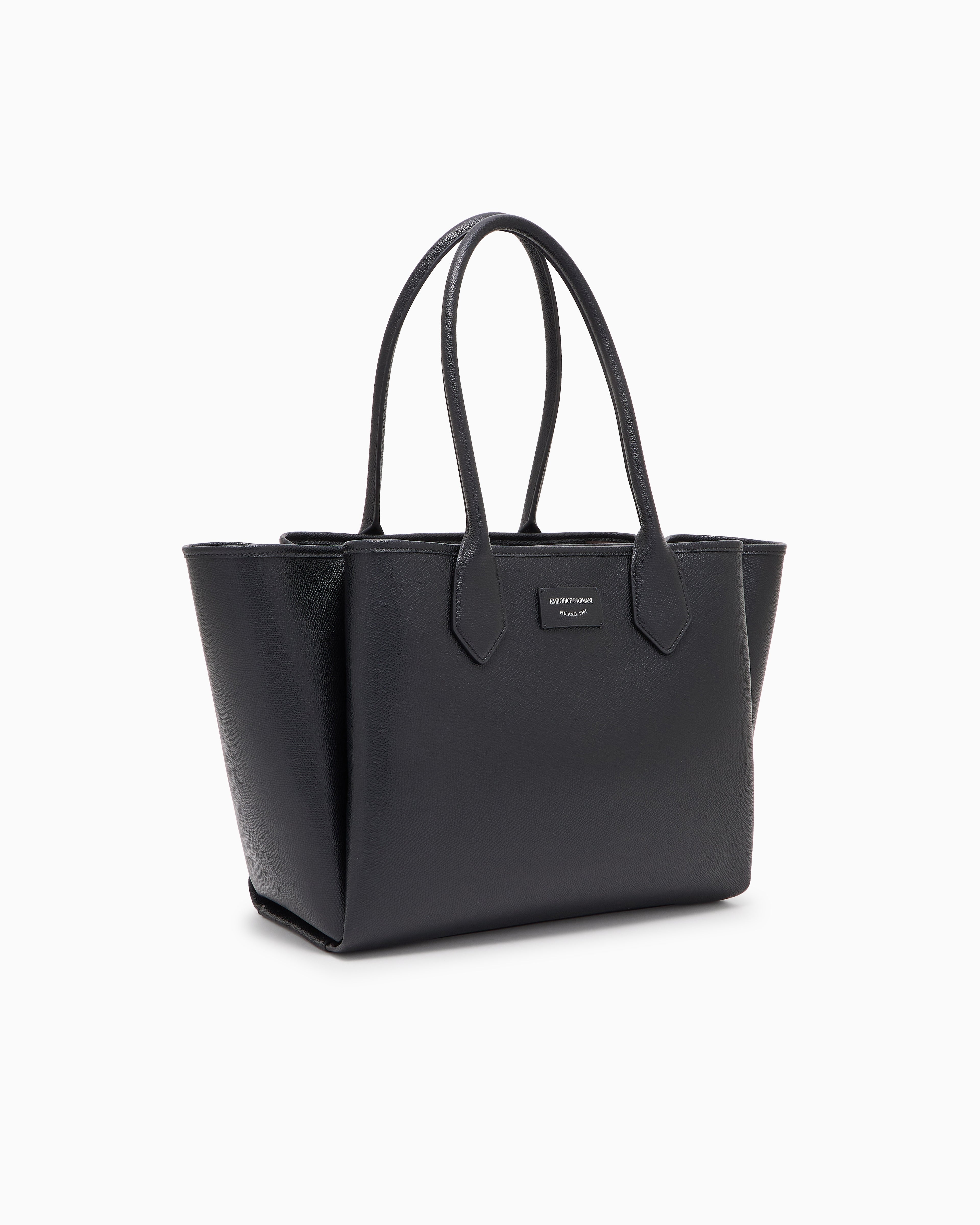 Borsa in ecopelle EW002330 AF17799 MC149 EMPORIO ARMANI Nero/taupe 