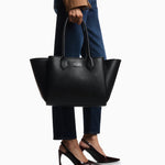 Borsa in ecopelle EW002330 AF17799 MC149 EMPORIO ARMANI Nero/taupe 