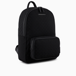 Zaino in nylon jacquard Y40315 Y022V 81336 EMPORIO ARMANI Nero/nero 