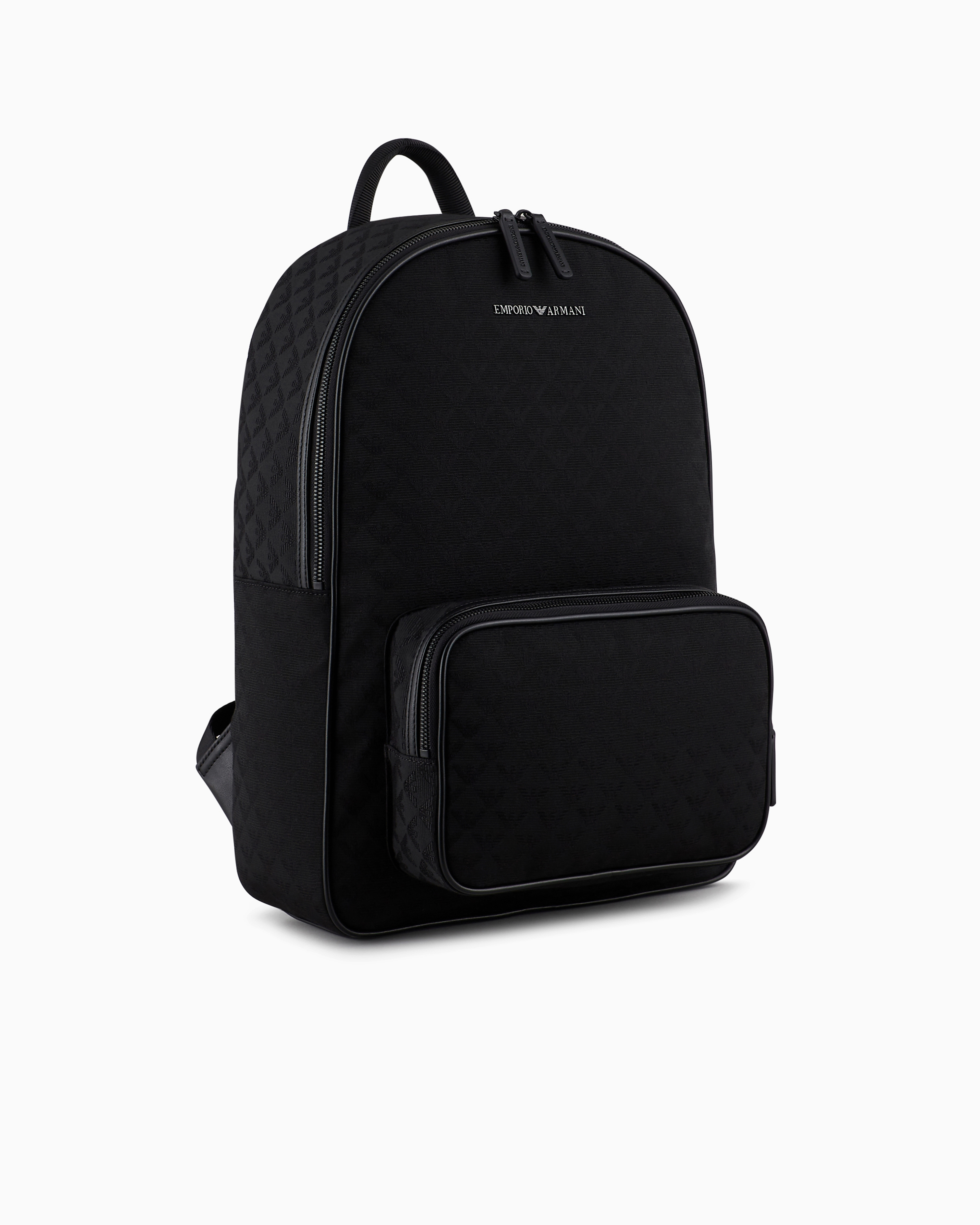 Zaino in nylon jacquard Y40315 Y022V 81336 EMPORIO ARMANI Nero/nero 