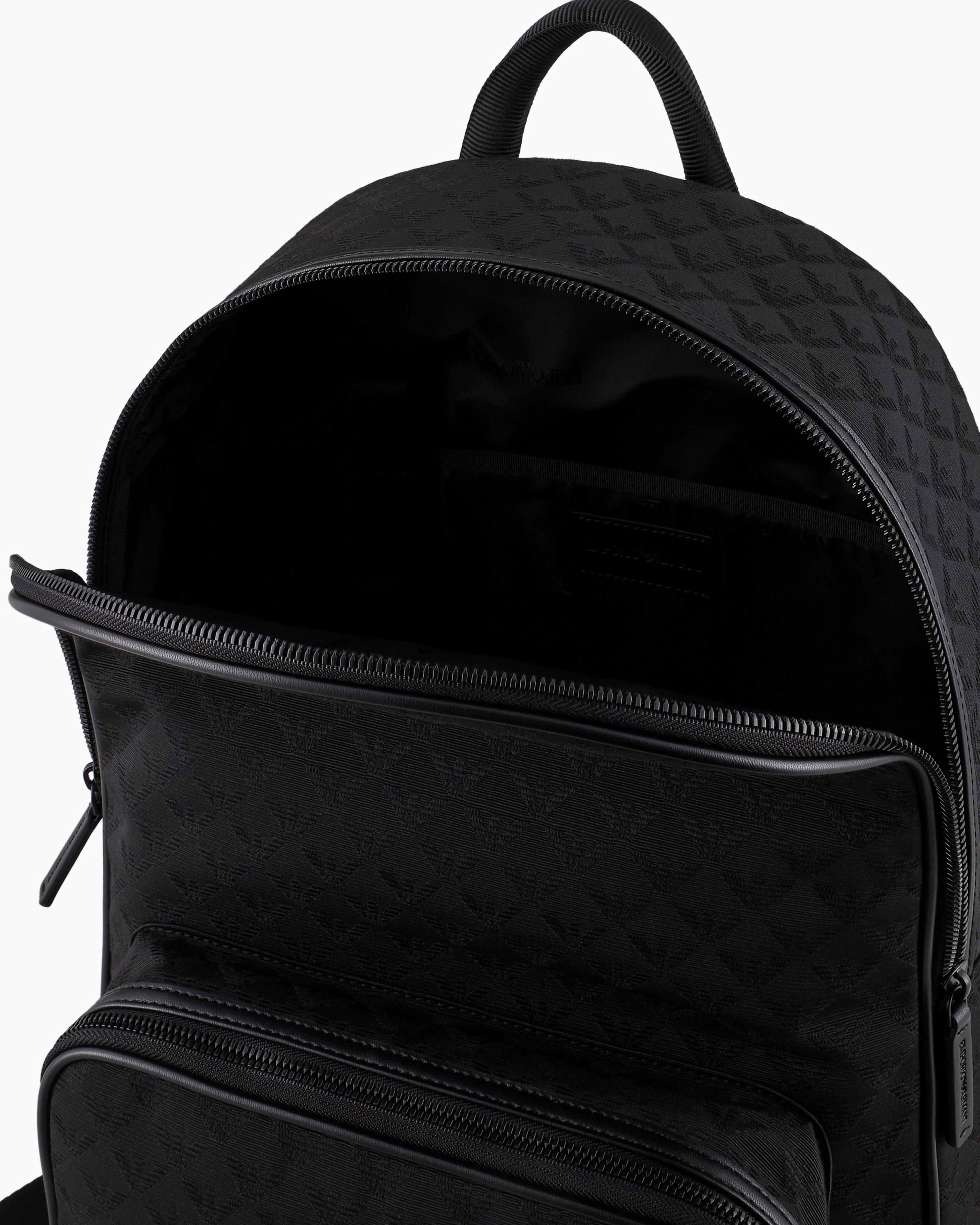 Zaino in nylon jacquard Y40315 Y022V 81336 EMPORIO ARMANI Nero/nero 