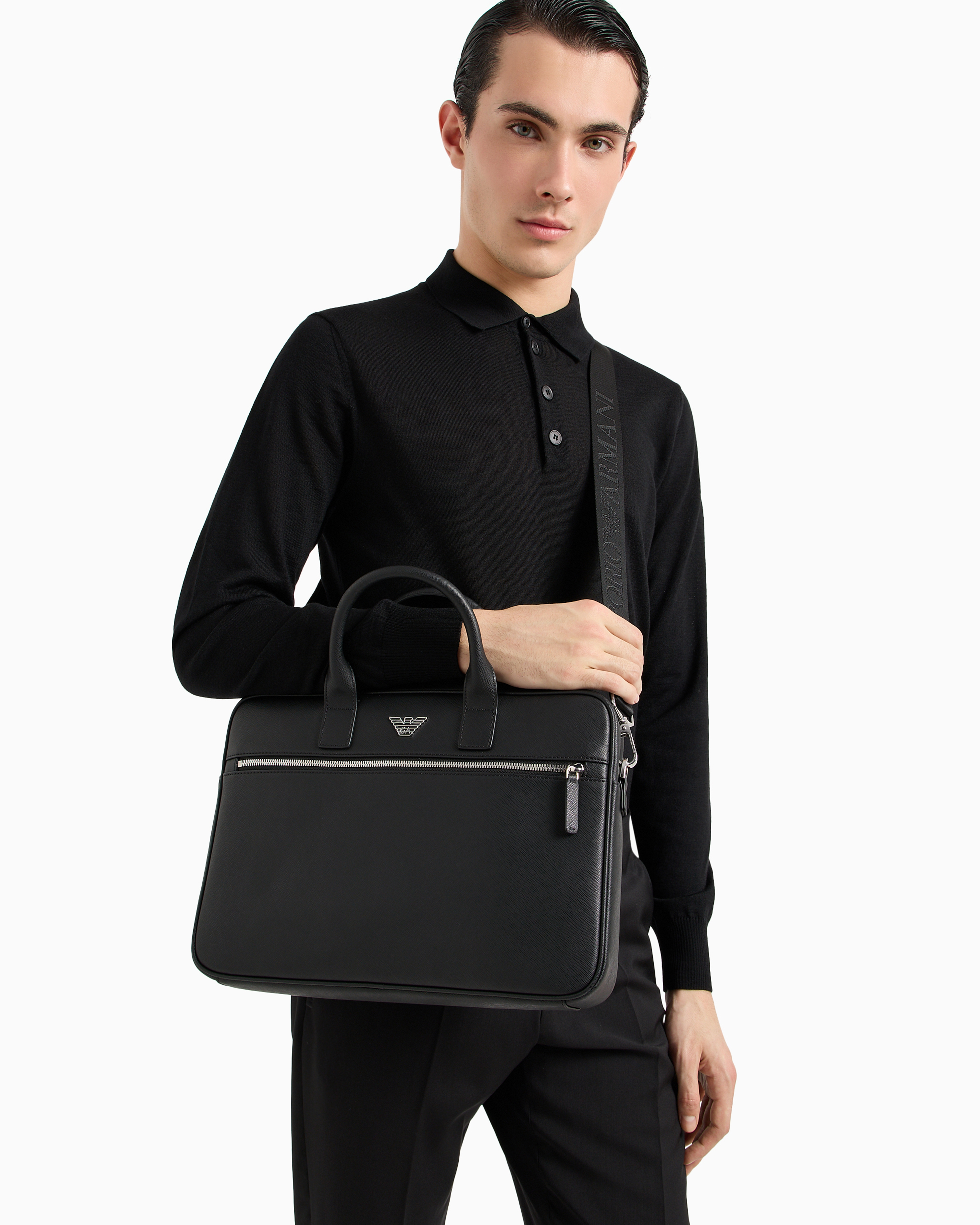 Borsa in ecopelle Y4P119 Y138E 81072 EMPORIO ARMANI Black 