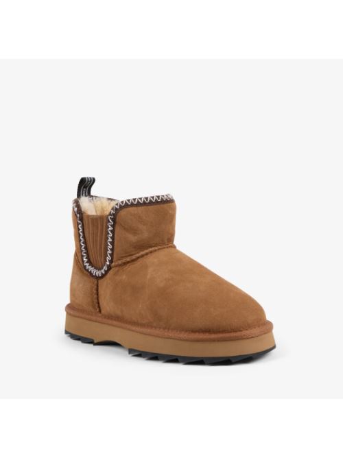 Stivali in suede con shearling HIGGIE W13198 CHES EMU AUSTRALIA Chestnut 