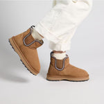 Stivali in suede con shearling HIGGIE W13198 CHES EMU AUSTRALIA Chestnut 