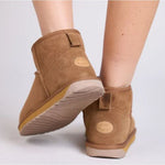 Stivali in suede con shearling STINGER MICRO W10937 CHES EMU AUSTRALIA Chestnut 