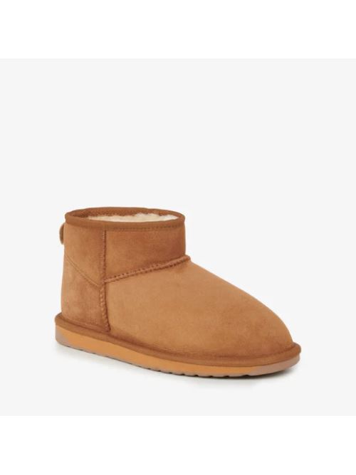 Stivali in suede con shearling STINGER MICRO W10937 CHES EMU AUSTRALIA Chestnut 