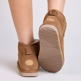 Stivali in suede con shearling STINGER MICRO W10937 CHES EMU AUSTRALIA Chestnut 