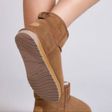 Stivali in suede con shearling STINGER MICRO W10937 CHES EMU AUSTRALIA Chestnut 