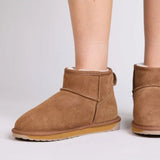 Stivali in suede con shearling STINGER MICRO W10937 CHES EMU AUSTRALIA Chestnut 