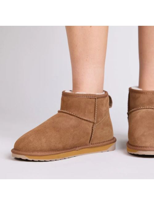 Stivali in suede con shearling STINGER MICRO W10937 CHES EMU AUSTRALIA Chestnut 