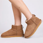 Stivali in suede con shearling STINGER MICRO W10937 CHES EMU AUSTRALIA Chestnut 