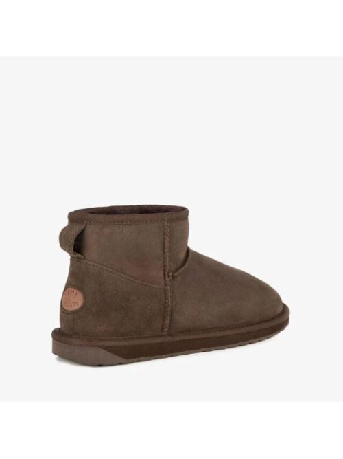 Stivali in suede con shearling STINGER MICRO W10937 CHOC EMU AUSTRALIA Chocolate 