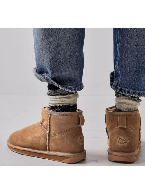 Stivali in suede con shearling STINGER MICRO W10937 SAND EMU AUSTRALIA Sand 