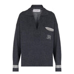 Maglia in lana D47EM022EO4 MFA98 ERMANNO FIRENZE Antracite 