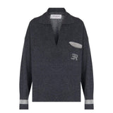 Maglia in lana D47EM022EO4 MFA98 ERMANNO FIRENZE Antracite 