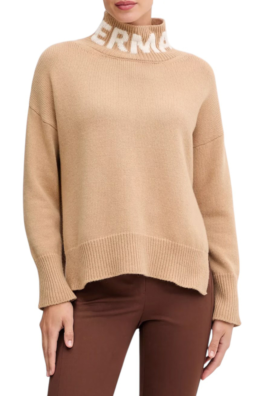 Maglia collo alto D47EM027EO1 MF713 ERMANNO FIRENZE Cammello 