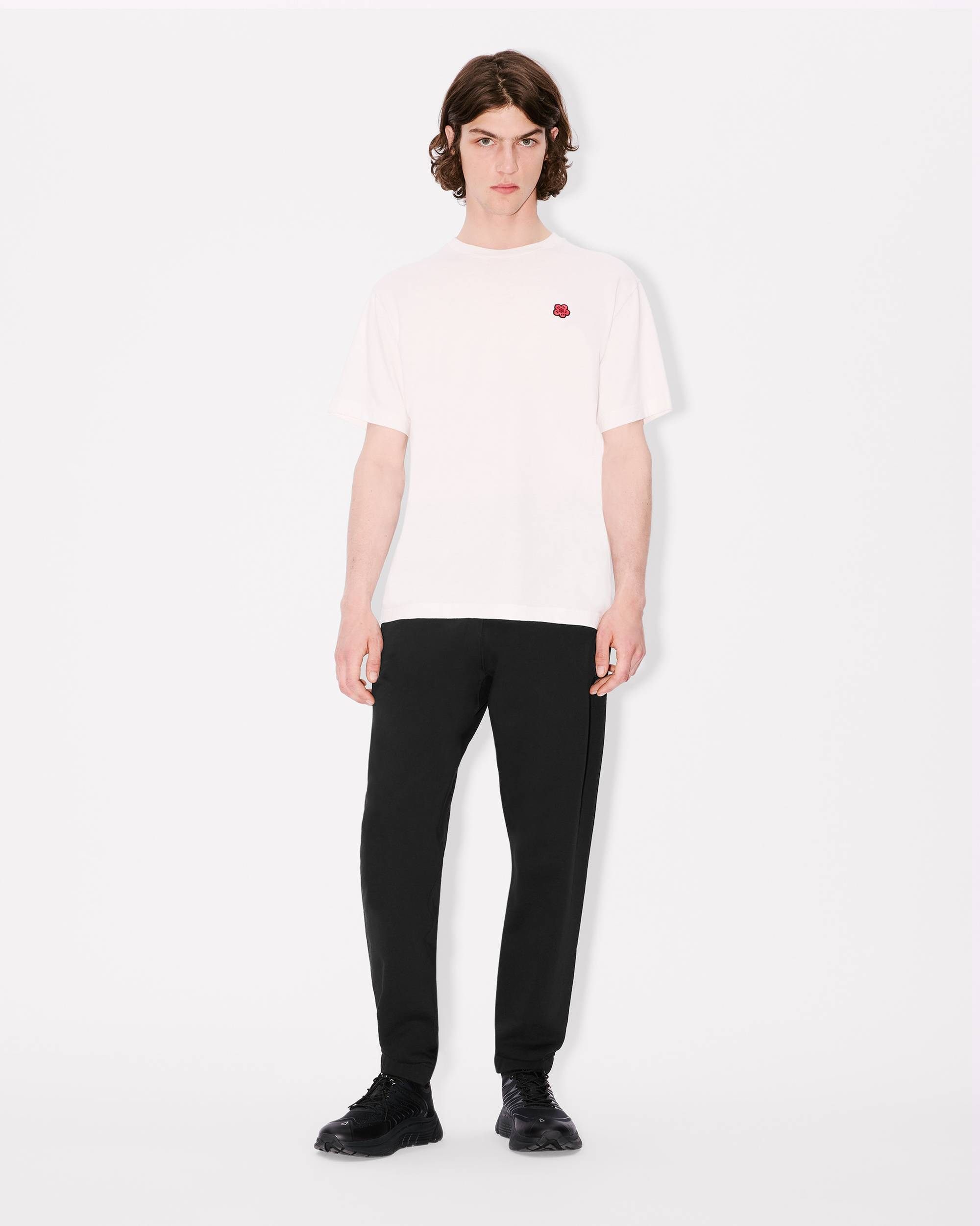 Jogger in jersey di cotone FE65PA8254MF 99J KENZO Black 