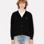 Cardigan in lana merinos FF62CA7173LB 99J KENZO Black 