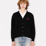 Cardigan in lana merinos FF62CA7173LB 99J KENZO Black 