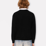 Cardigan in lana merinos FF62CA7173LB 99J KENZO Black 