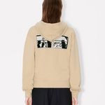 Felpa con zip e cappuccio FF62HO2514MF 11 KENZO Beige 