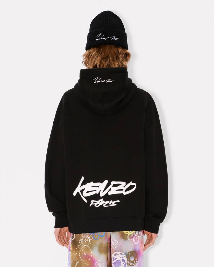 Felpa con cappuccio FF62HO4544MB 99J KENZO Black 